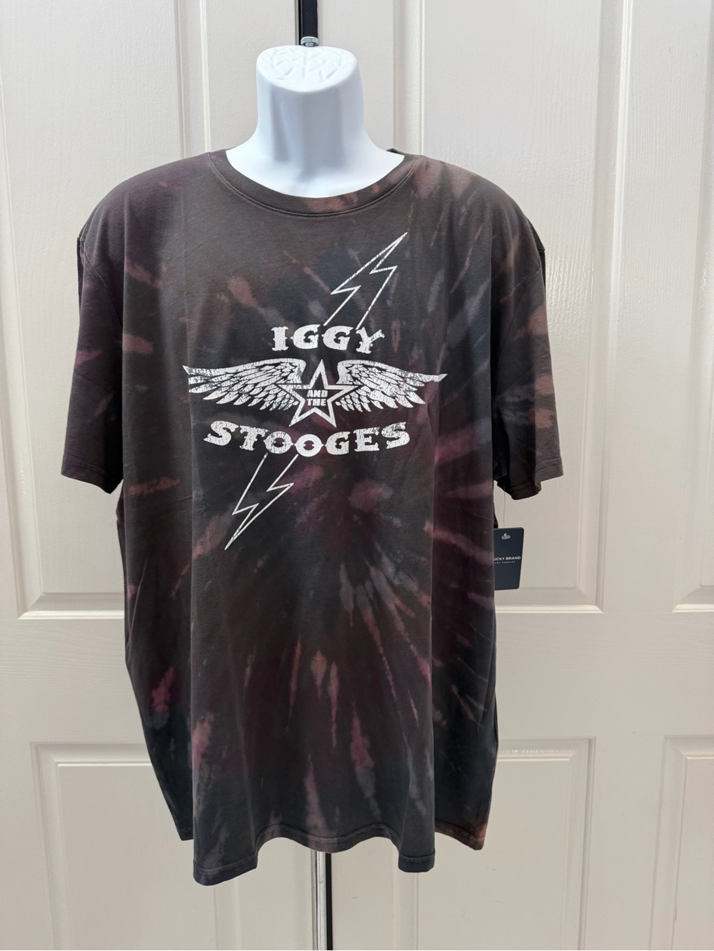 Iggy and The Stooges Graphic Tie-Dye T-Shirt Sz XXL